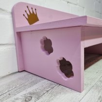 Futterbar für Hunde in Rosa