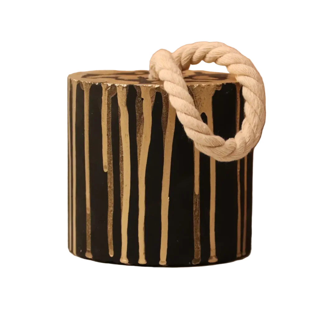 Türstopper Beton-aRT <br> Used style Gold Drop