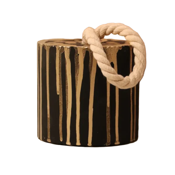 Türstopper Beton-aRT <br> Used style Gold Drop