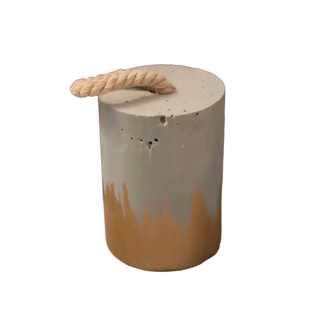 Türstopper Beton-aRT <br> Edelblau Gold Concrete