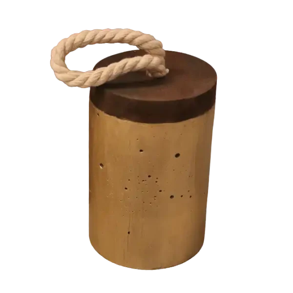 Türstopper Beton-aRT <br> Gold & Wood