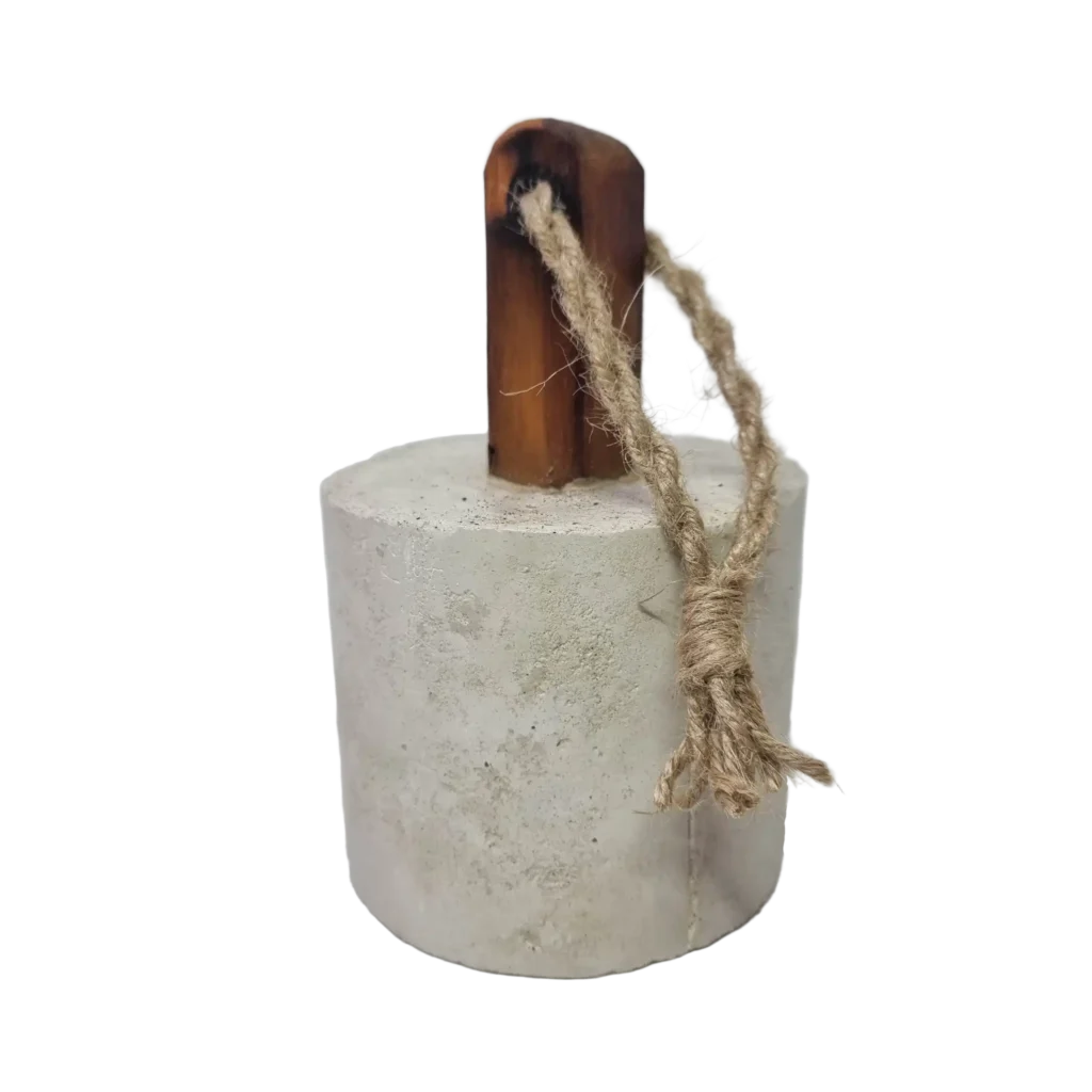 Türstopper Beton-aRT <br> Teak