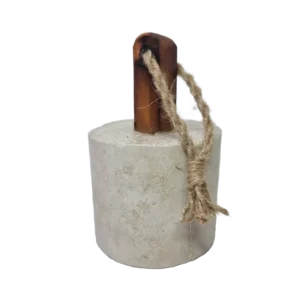 Türstopper Beton-aRT <br> Teak