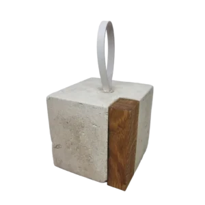 Türstopper Beton-aRT <br> Eiche Weiss