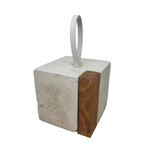 Türstopper Beton-aRT <br> Eiche Weiss