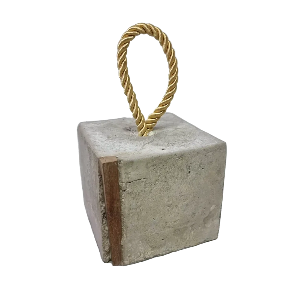 Türstopper Beton-aRT <br> Teak