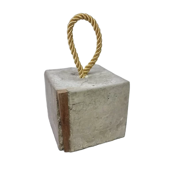 Türstopper Beton-aRT <br> Teak