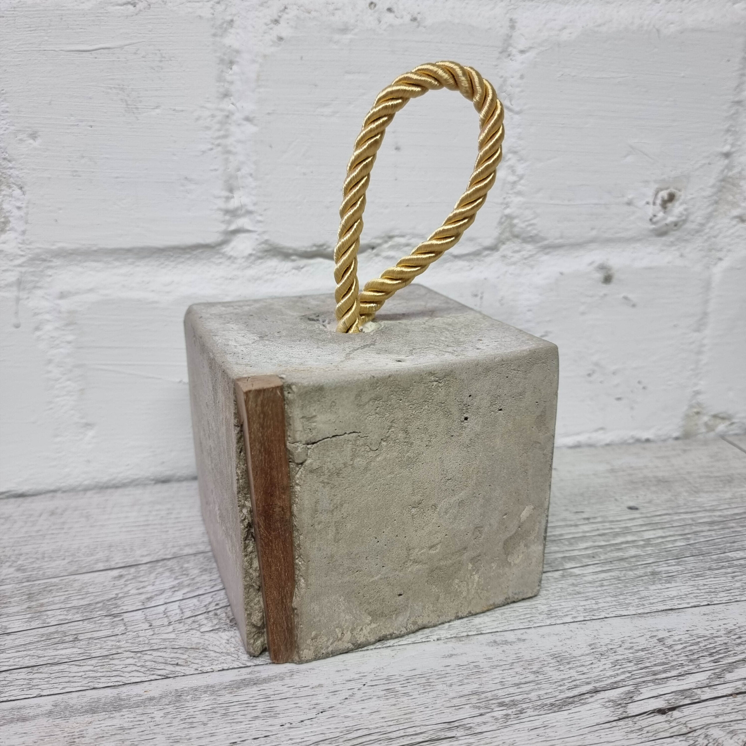 Türstopper Beton-aRT <br> Teak – Bild 2