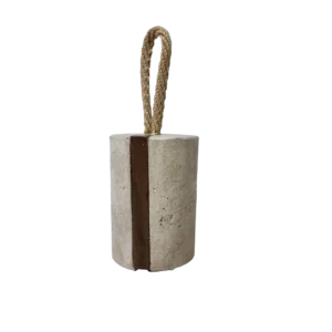 Türstopper Beton-aRT <br> Teakholz