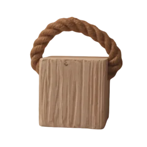 Türstopper Wood-aRT<br> Vintage Weiss Altholz