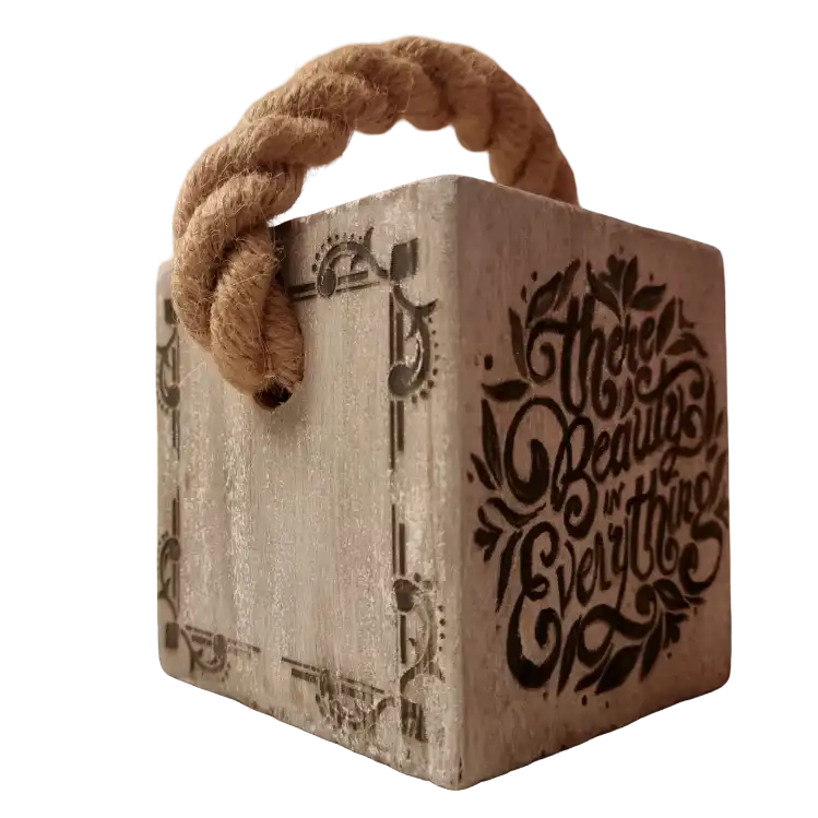 Türstopper Wood-aRT<br> Lärch There is beauty in Everything