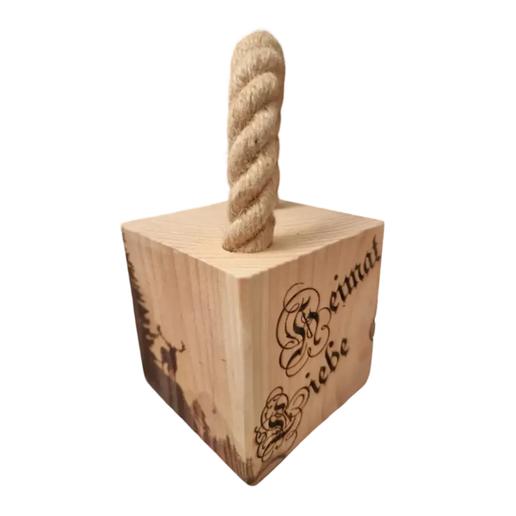 Türstopper Wood-aRT<br> Heimatliebe