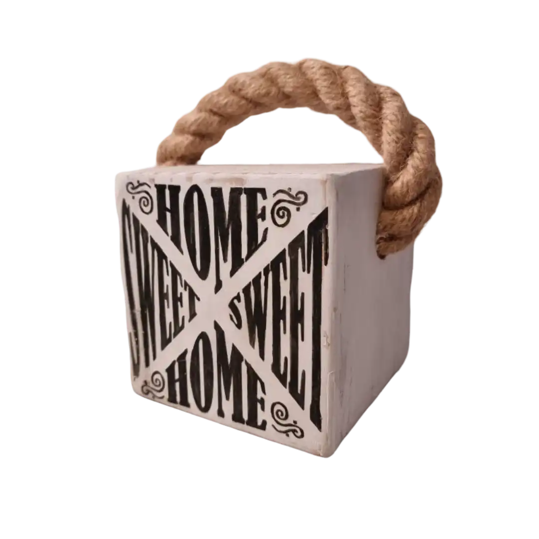 Türstopper Wood-aRT<br> Home sweet Home