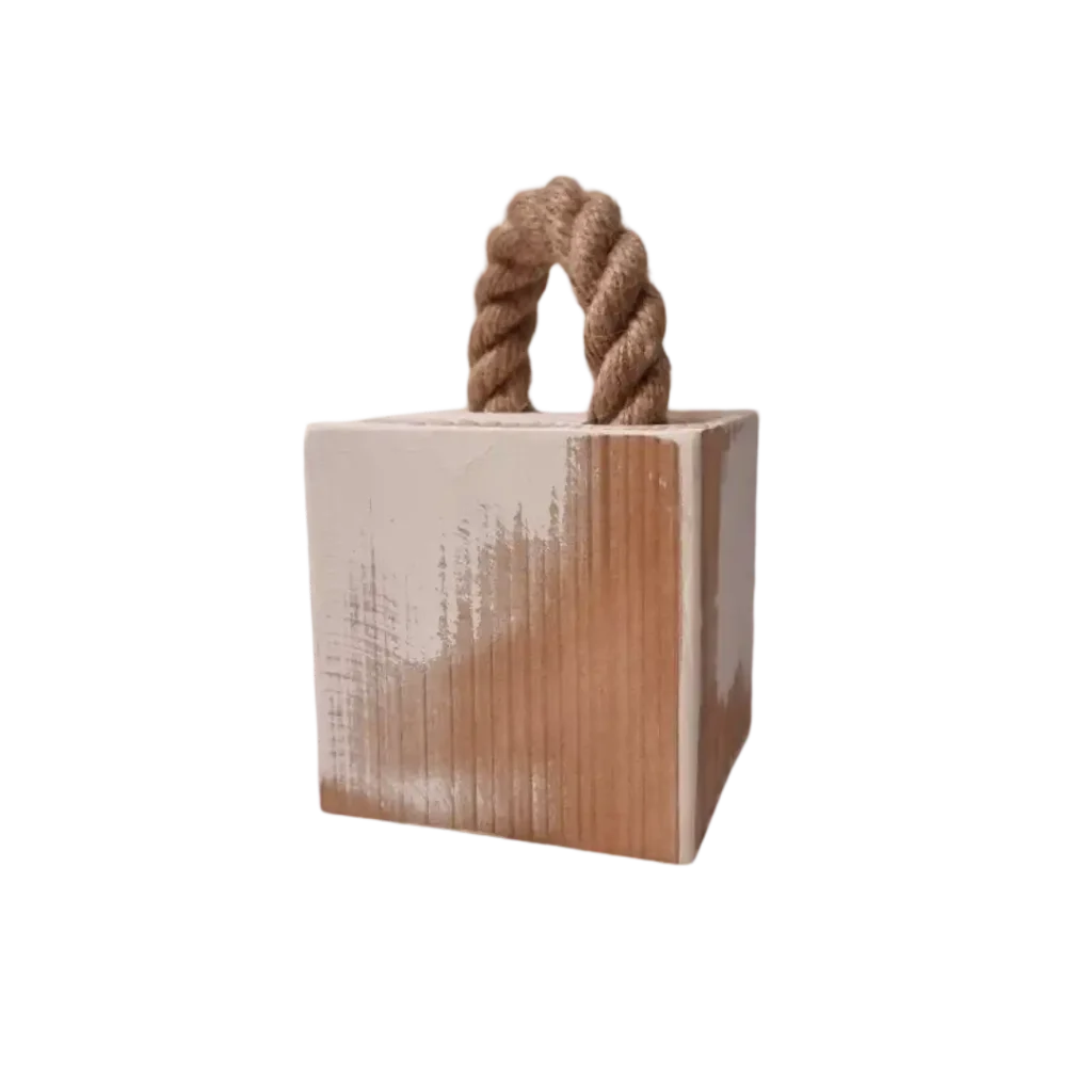 Türstopper Wood-aRT<br> Lärche Vintage weiss