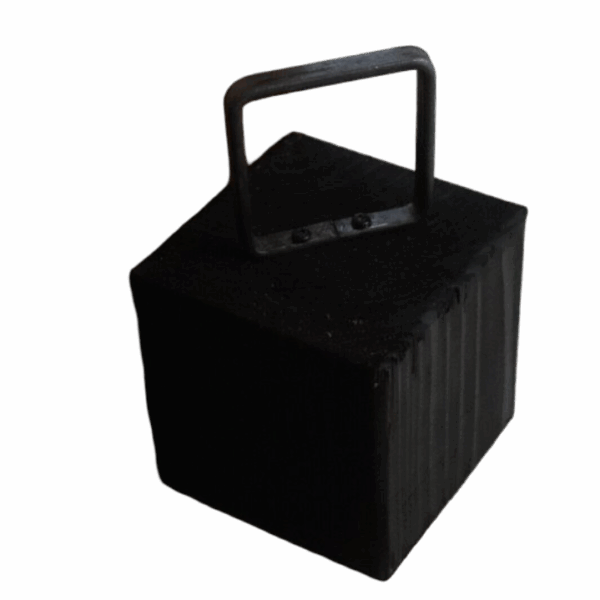 Türstopper Wood-aRT<br> Ebenholzoptik Schmiedeeisen