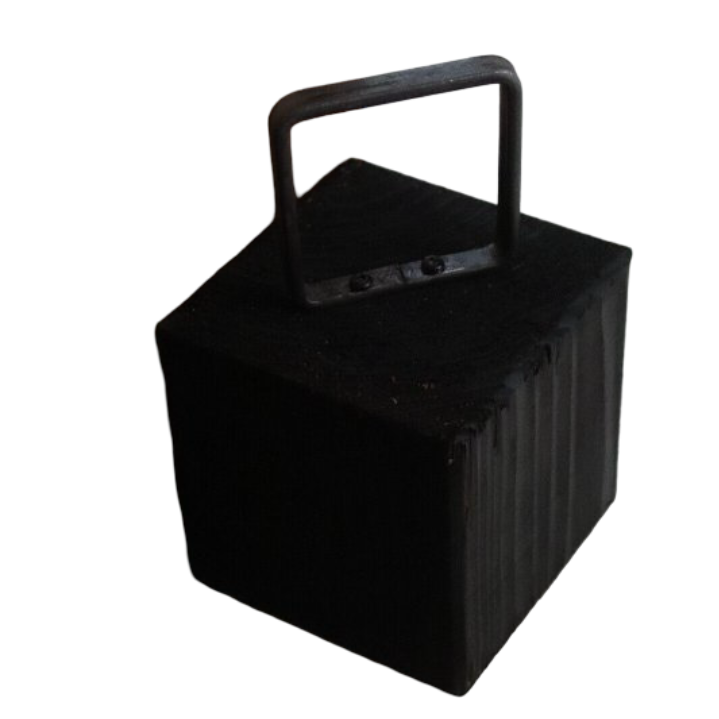 Türstopper Wood-aRT<br> Ebenholzoptik Schmiedeeisen