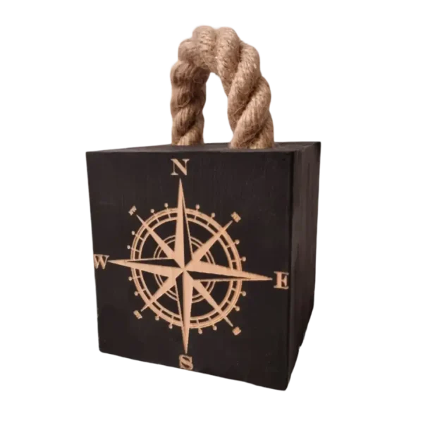 Türstopper Wood-aRT<br> Kompass