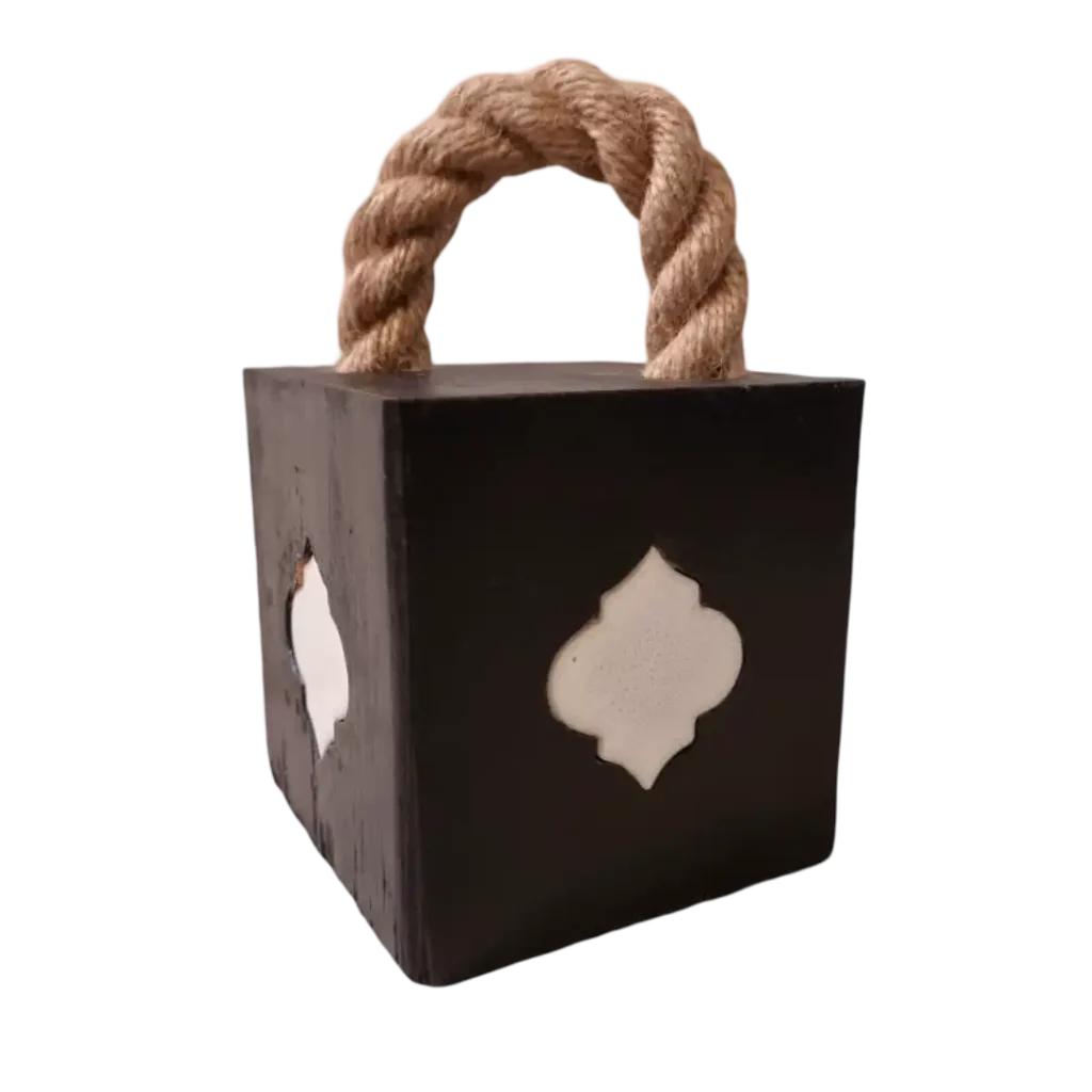 Türstopper Wood-aRT<br> mit Muschelfliese