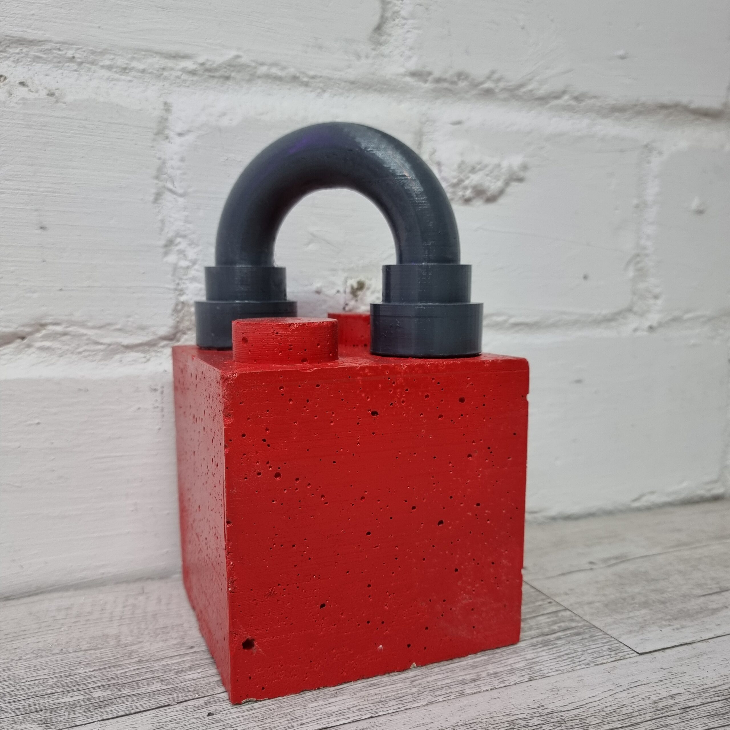 Türstopper Klemmbaustein Rot