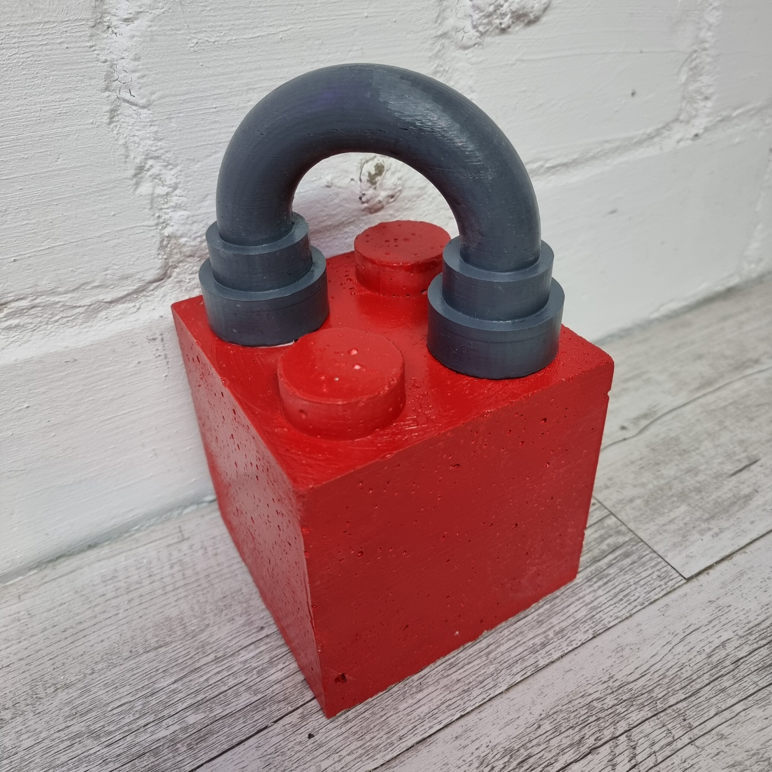 Türstopper Klemmbaustein Rot