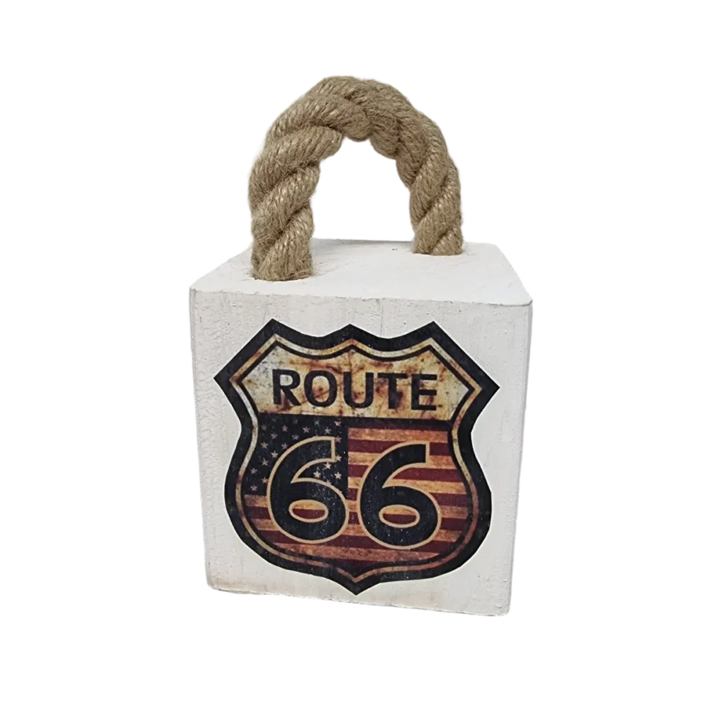 Türstopper Wood-aRT<br> Route 66 Used Look