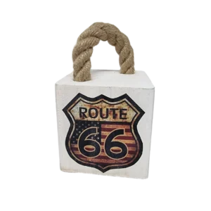 T&uuml;rstopper Wood-aRT<br> Route 66 Used Look