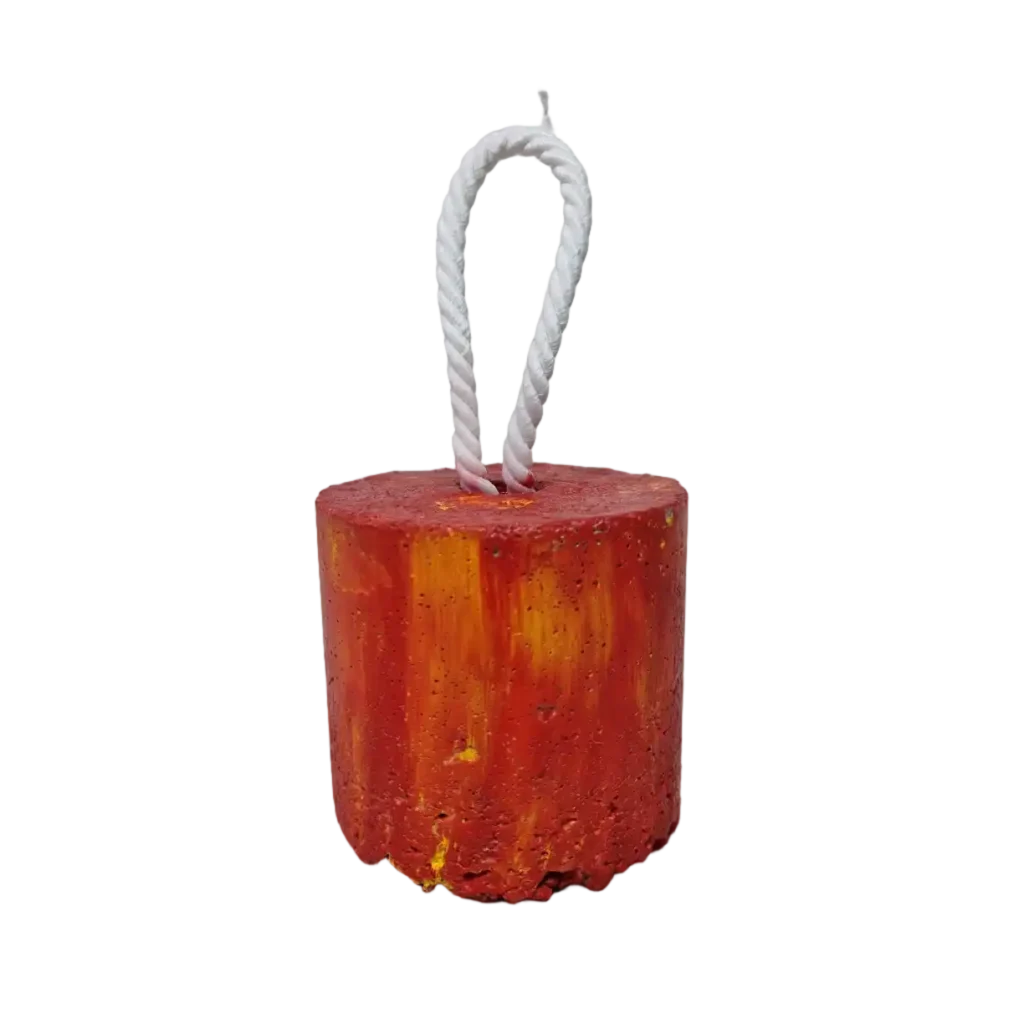 Türstopper Beton-aRT <br> Feuer Rot