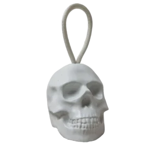 Türstopper Totenkopf Weiss